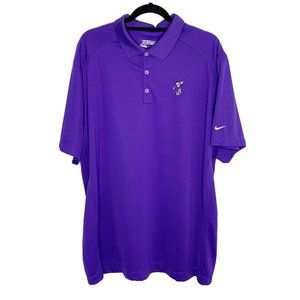 NIKE GOLF X DISNEY 2XL Polo Shirt Dri Fit Purple